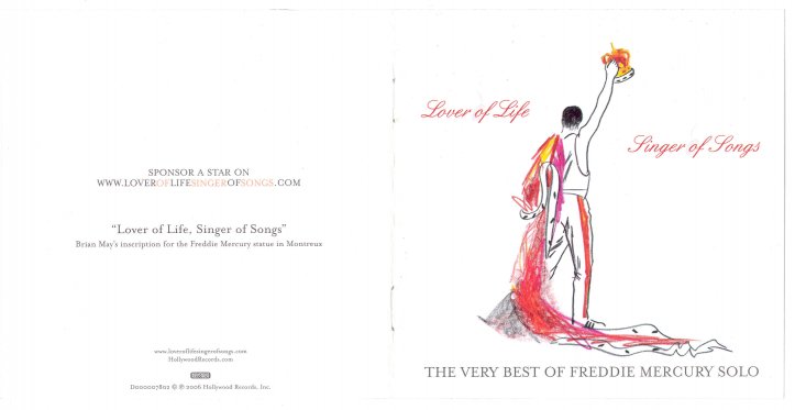 Lover Of Life Singer Of Songs (The Very Best Of Freddie Mercury Solo) - 2006